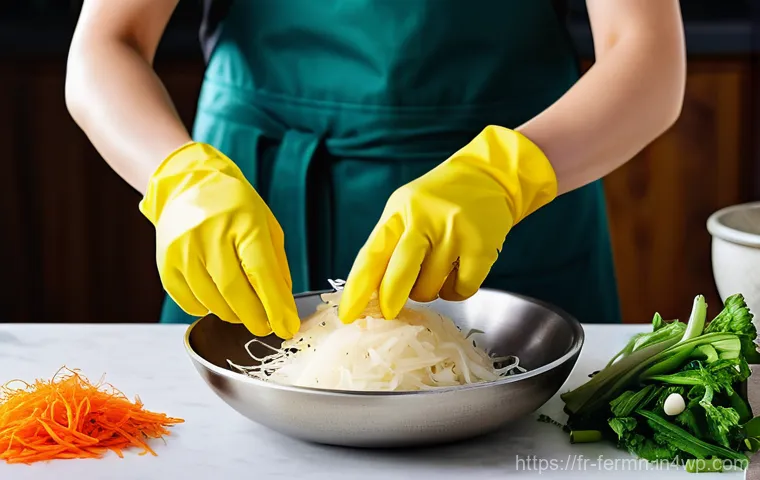 자가 발효 김치 레시피와 효능 - Prompt 1: The Joy of Kimchi Preparation**
